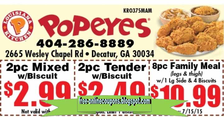 popeyes coupon 2019 november